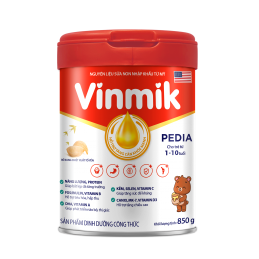 Sữa Vinmik PEDIA 850g